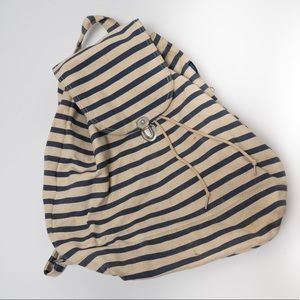 Striped baggu backpack